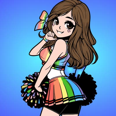 realistic cheerleader