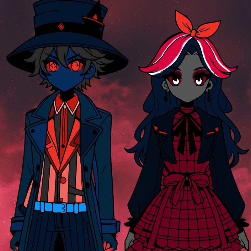 dipper pines and pacifica northwest from gravity falls series as anime couple