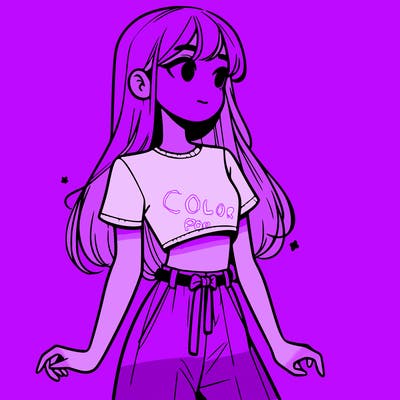 girl in a cute crop top