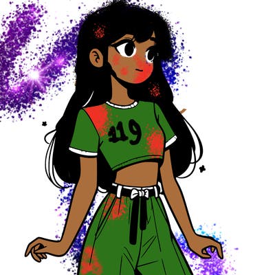 girl in a cute crop top