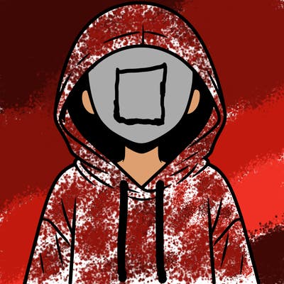 faceless girl in hoodie