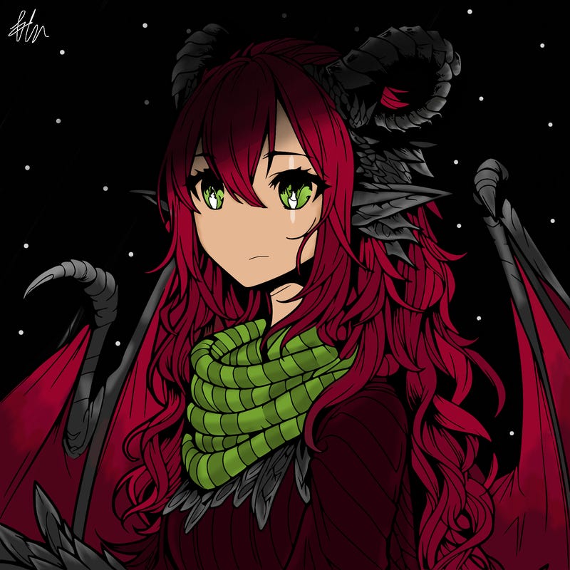 dragon girl realistic fantasy