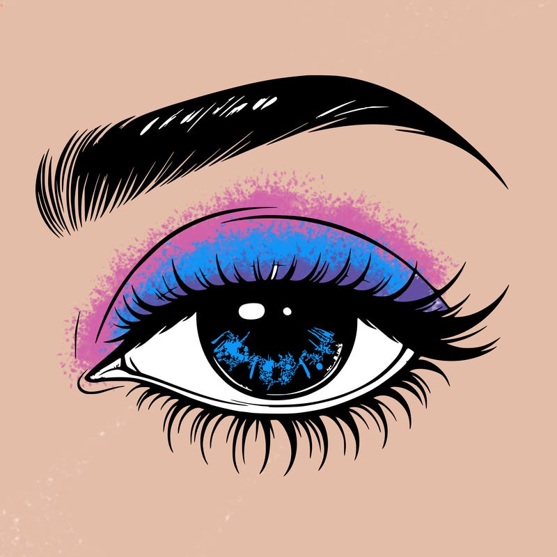 eye closed realistic