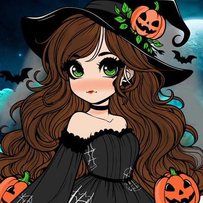 realistic girl halloween