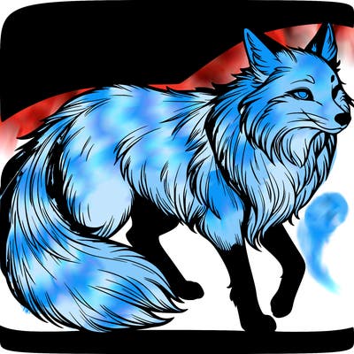 realistic spirit fox
