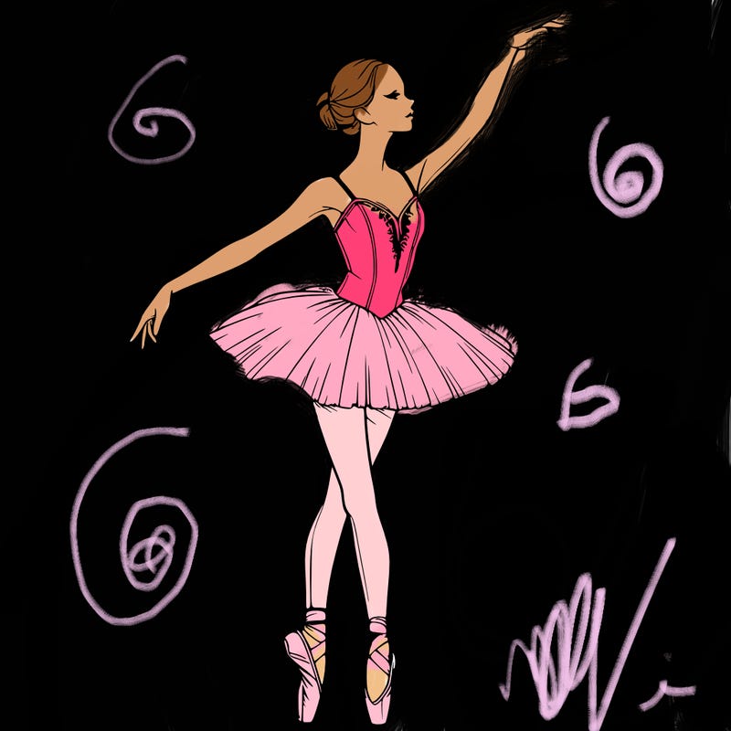 realistic ballerina