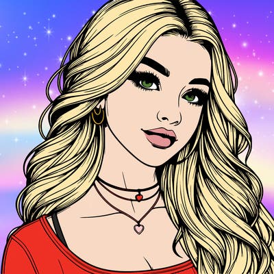 detailed realistic girl