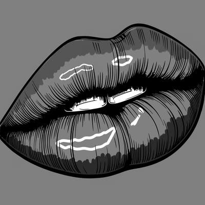 realistic lips