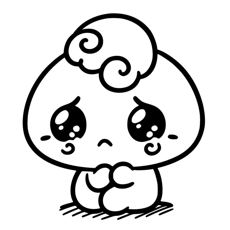 sad cute