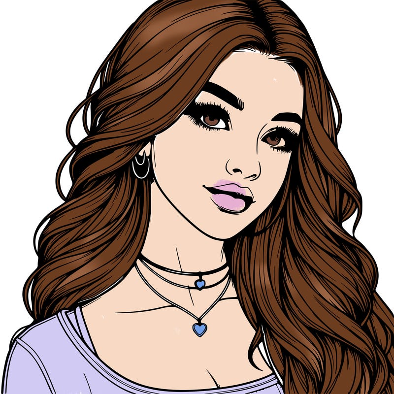 detailed realistic girl