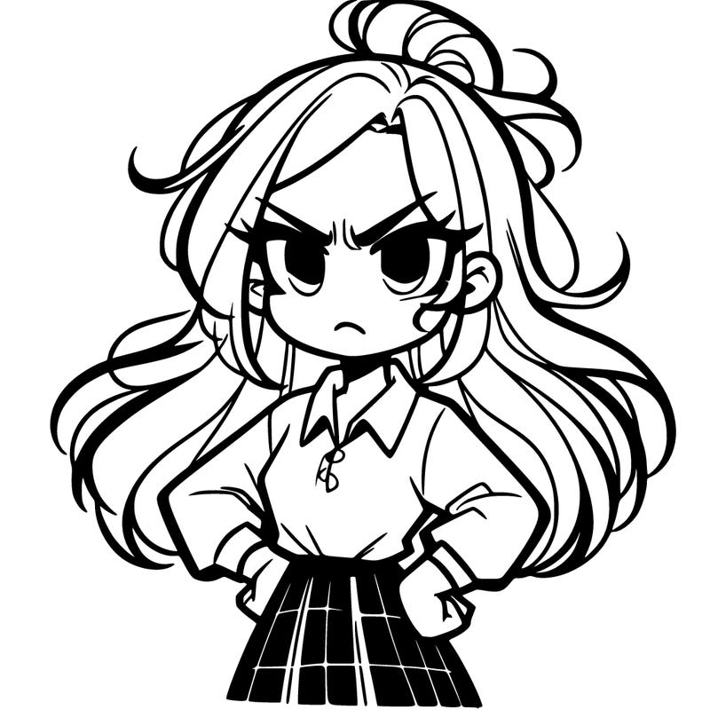 angry girl