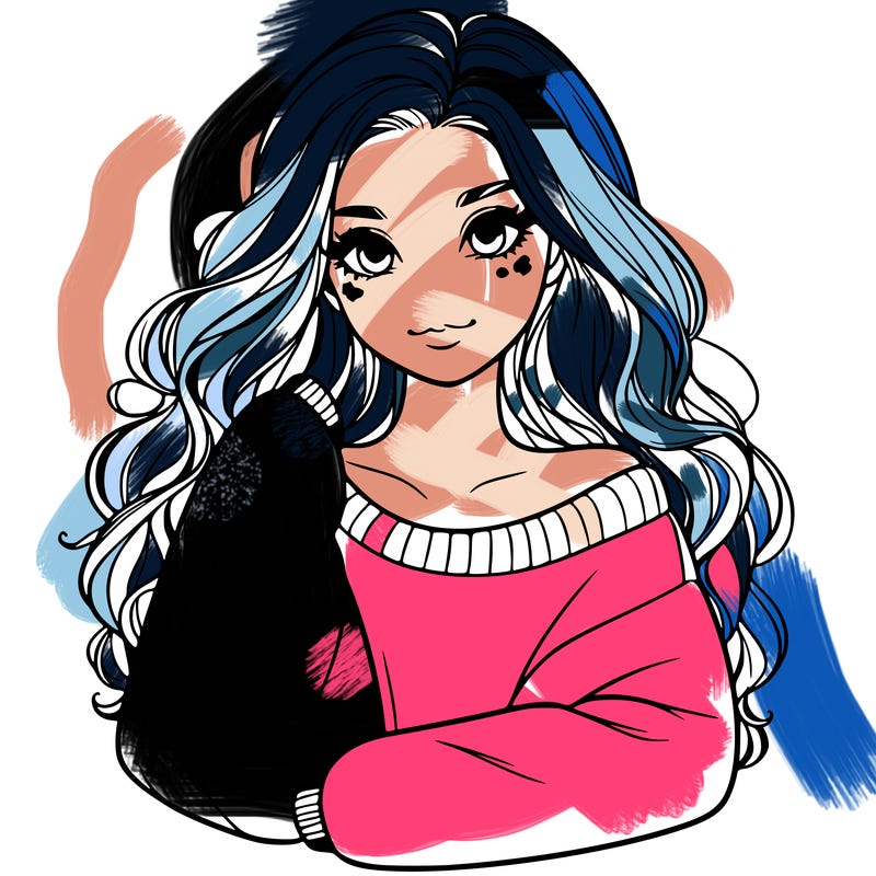 a beautiful girl in a big sweatshirt