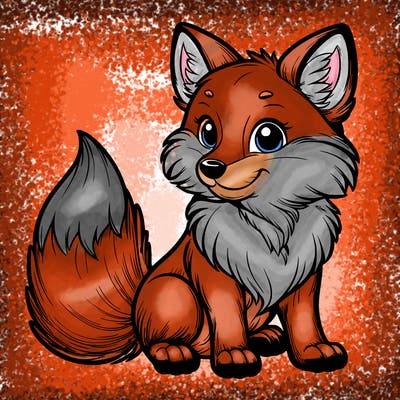 realistic fox