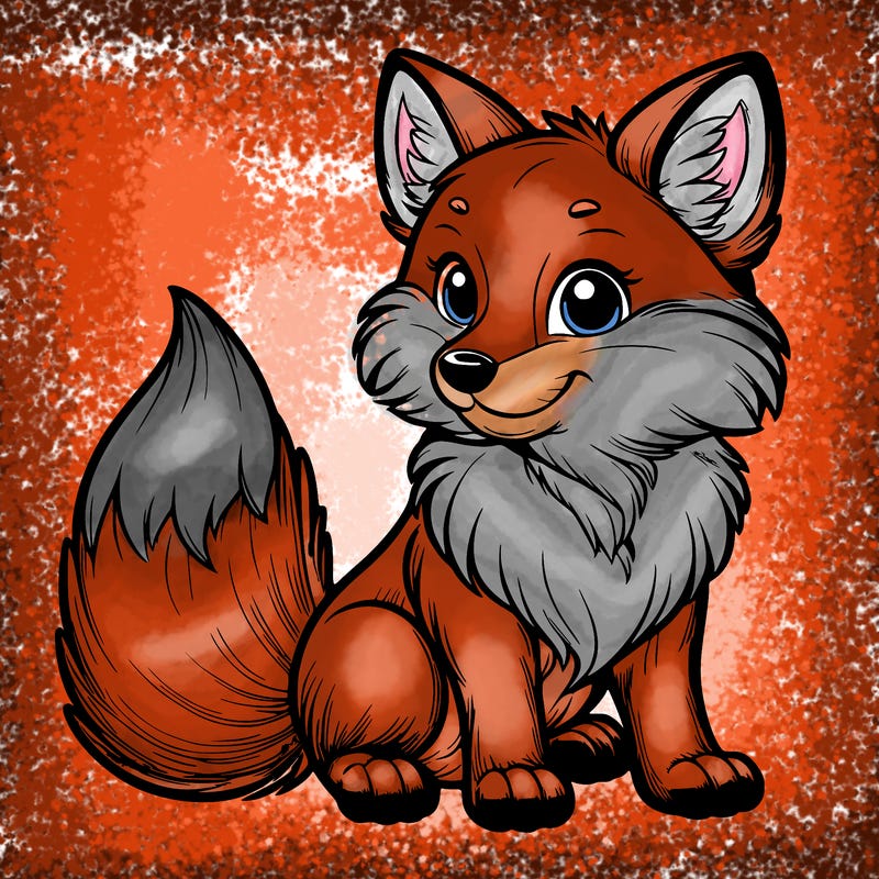realistic fox