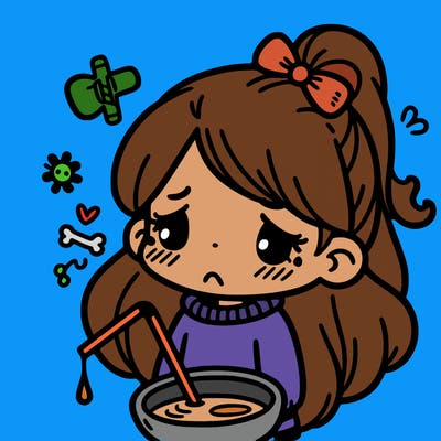sick girl