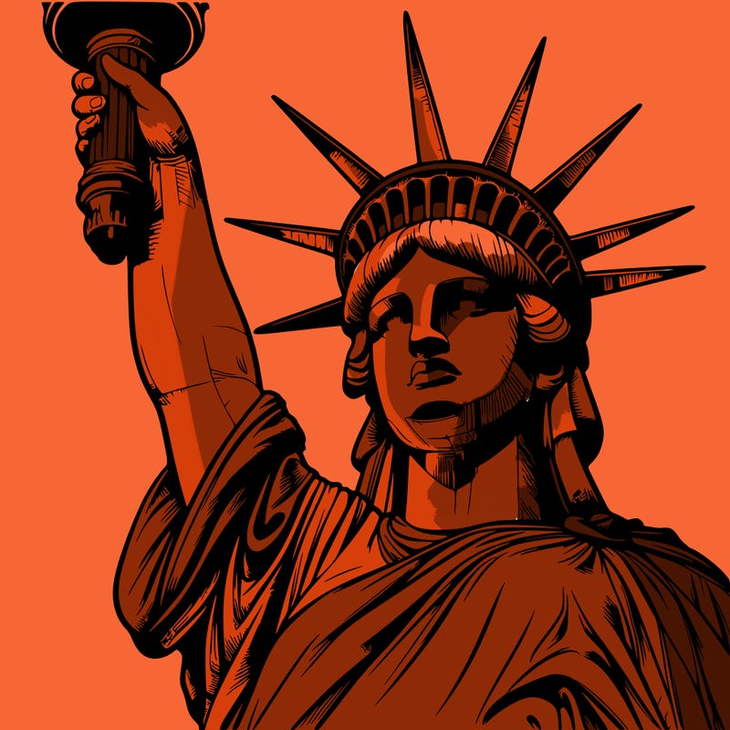 realistic statue of liberty