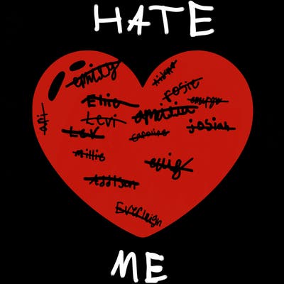 a blank heart
