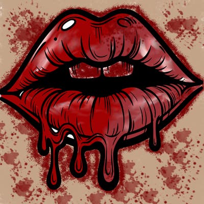 lips that look realistic and drip