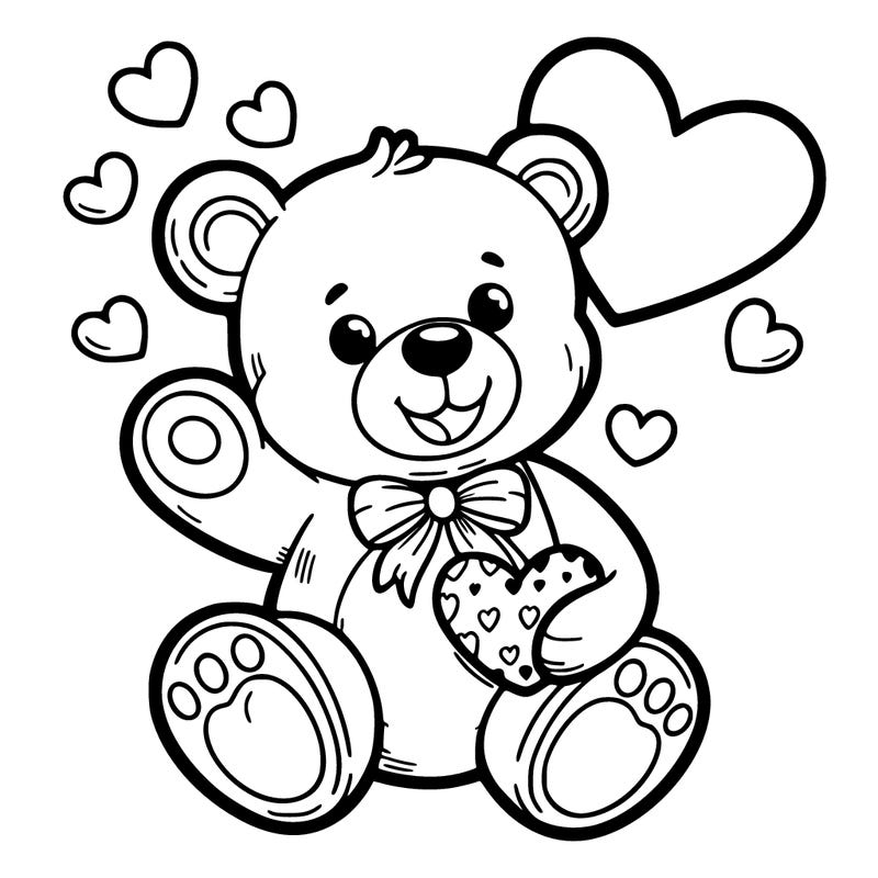 a valentine's day teddy bear