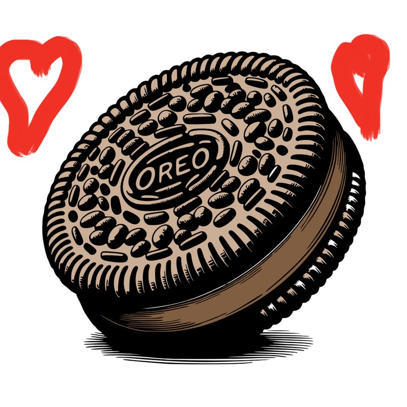realistic oreo