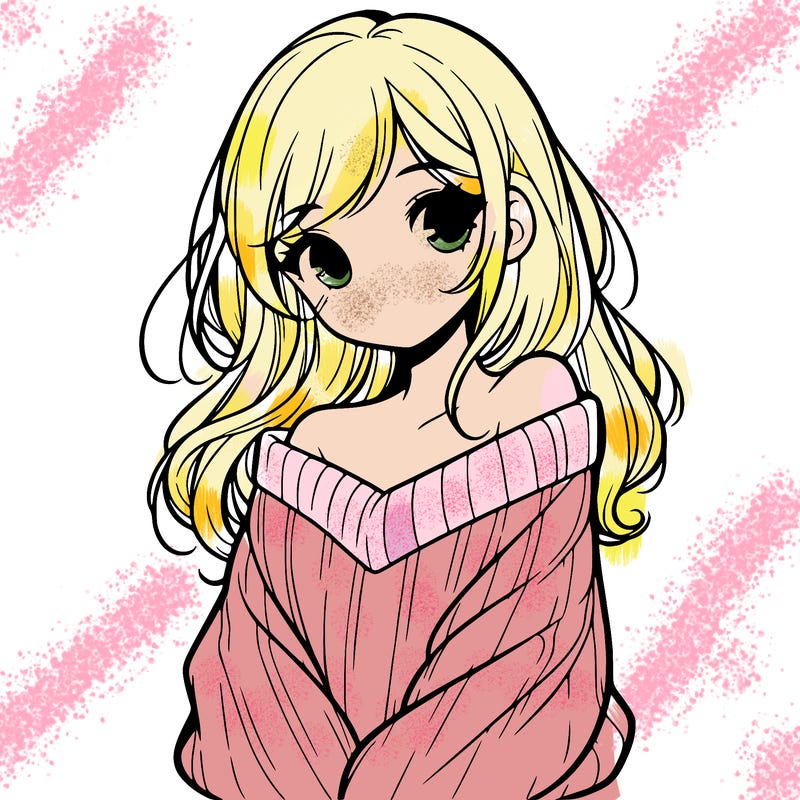 shy pretty girl wearing a sweater that is falling off one shoulder portrait