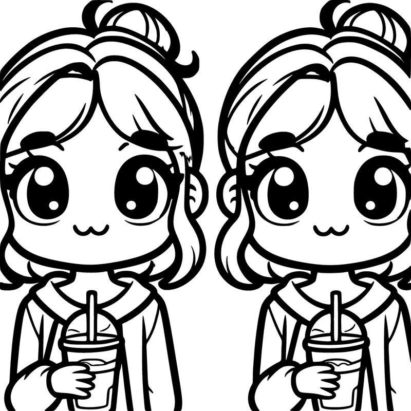 girl that’s holding a drink very very realistic