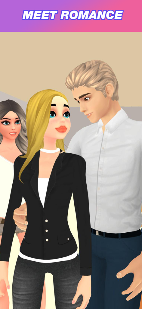 Become a Justice Queen - Female protagonist Eva meets a romantic interest in the game Become a Justice Queen