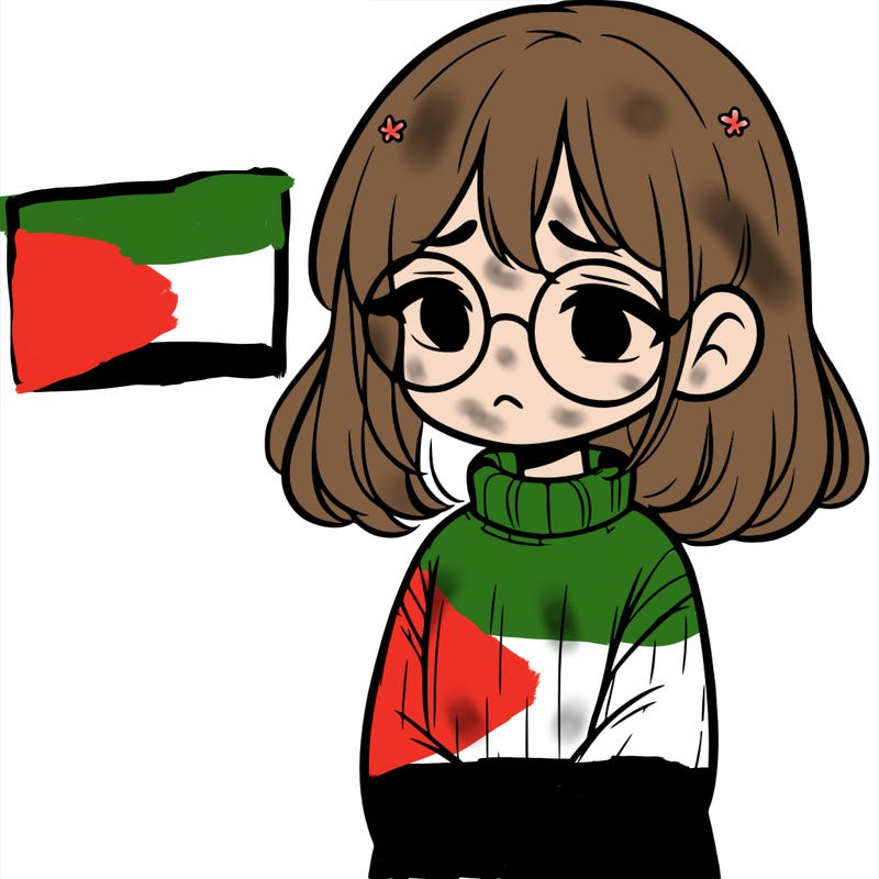 sad girl with glasses in a sweater