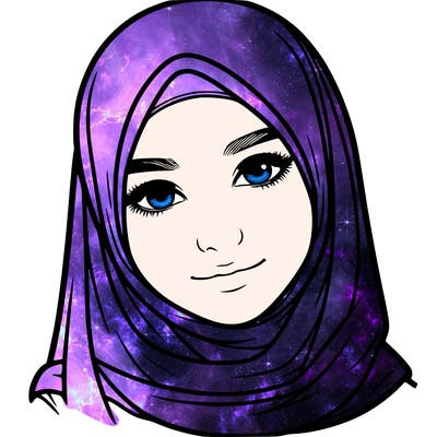 realistic girl with hijap