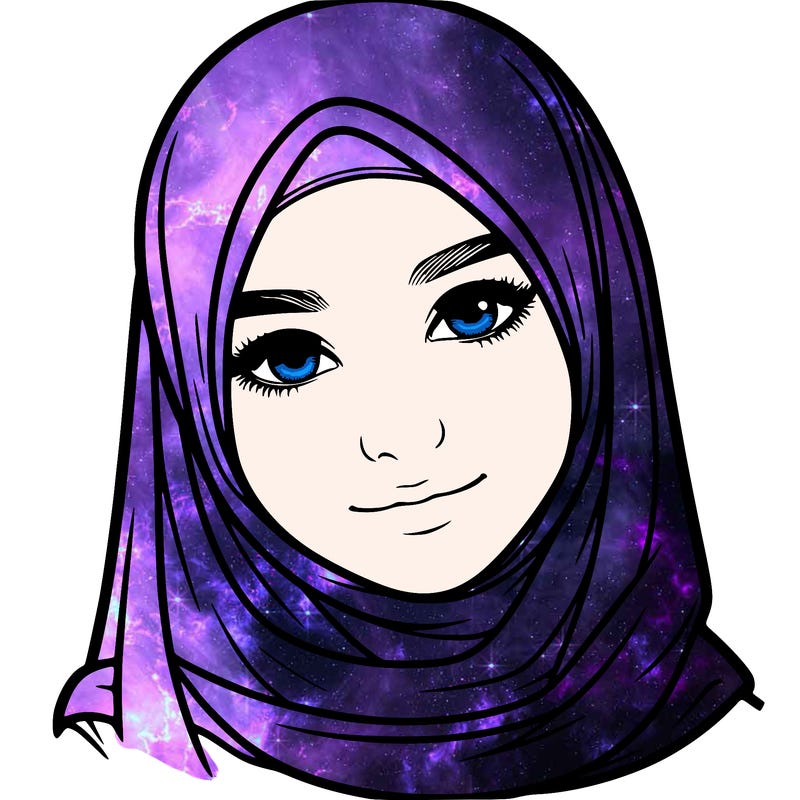 realistic girl with hijap