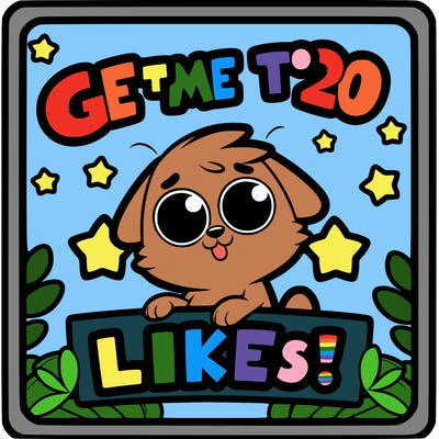get me to 20 likes!