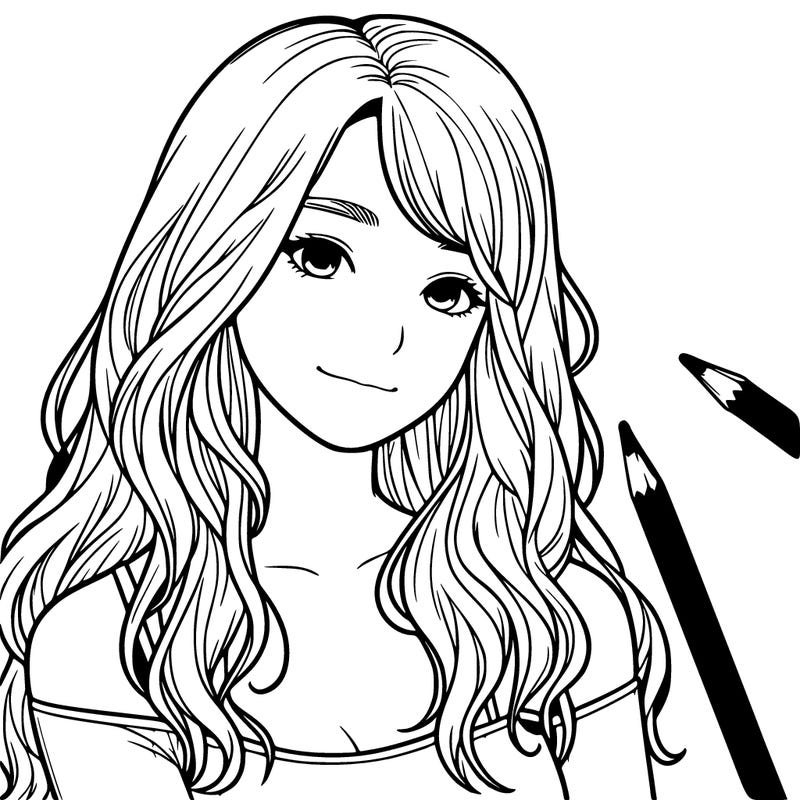 realistic girl holding sign