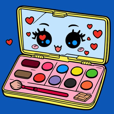 makeup pallet