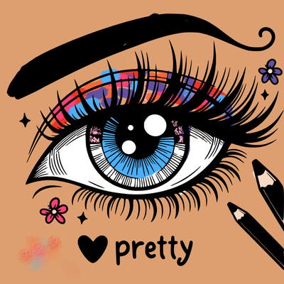 pretty eye