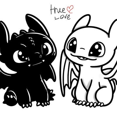 toothless and light fruy
