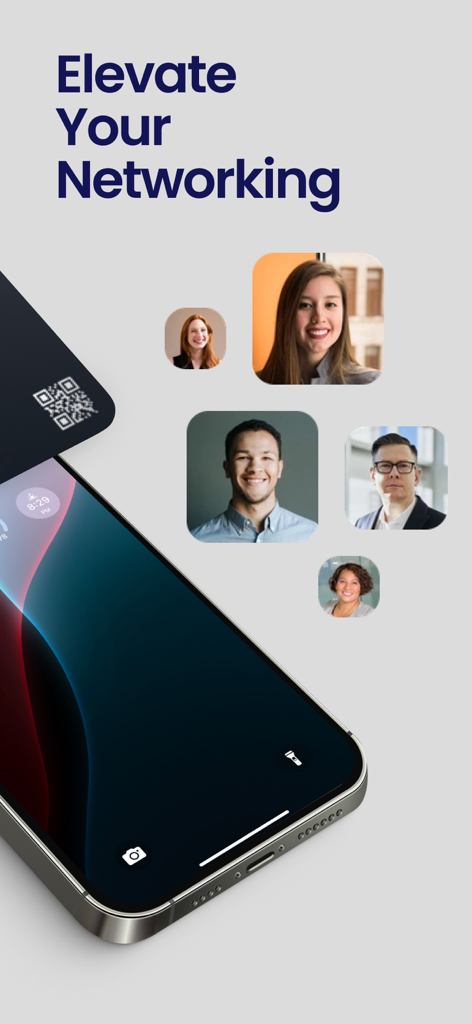 Covve - Digital Business Card - Covve digital business card app on a smartphone for professional networking.