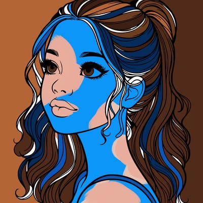 beautiful realistic girl