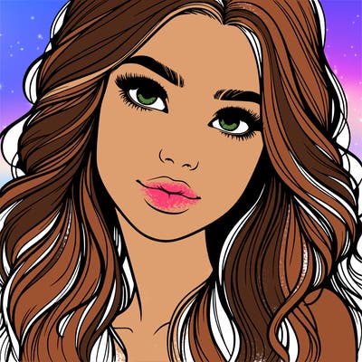 beautiful realistic girl