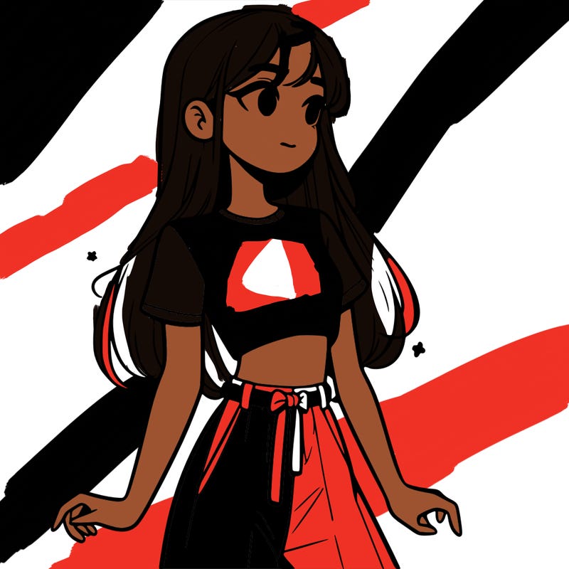 girl in a cute crop top