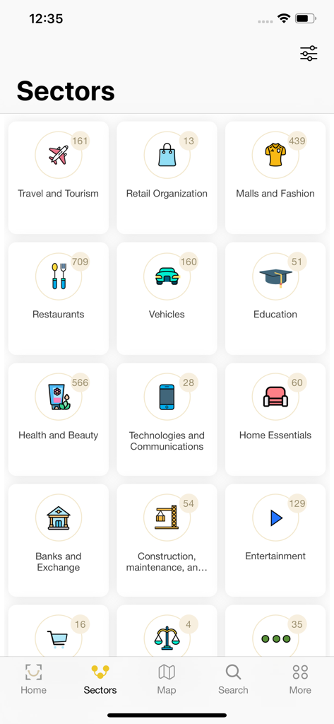 ALSAADA - Interface of the ALSAADA app showing various offer categories like travel, restaurants, and fashion.
