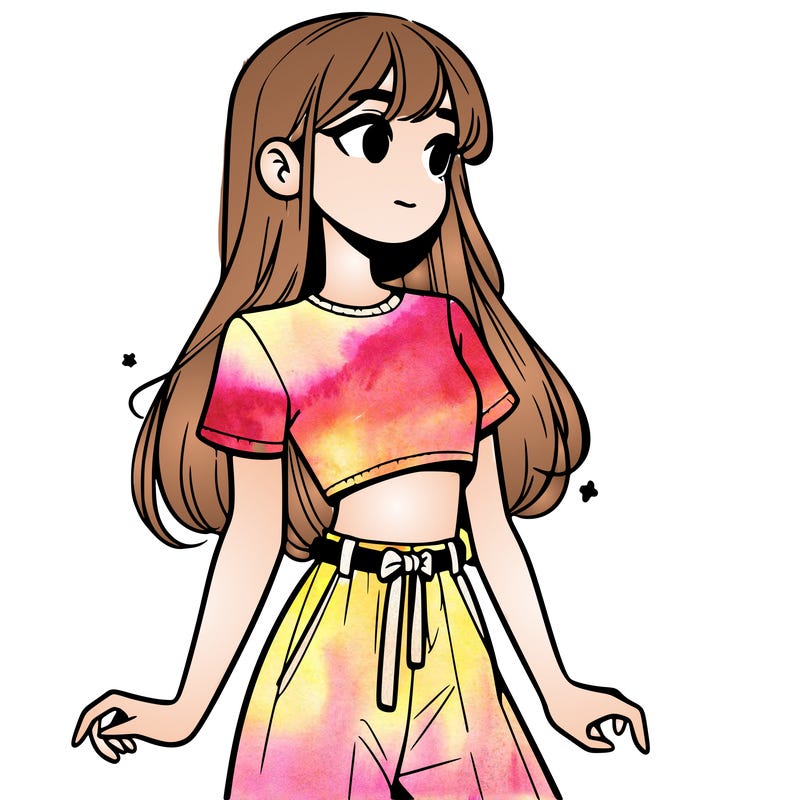 girl in a cute crop top