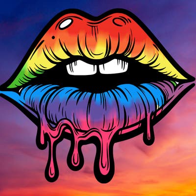 lips that look realistic and drip