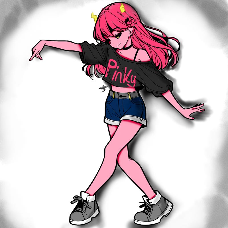 realistic girl danceing