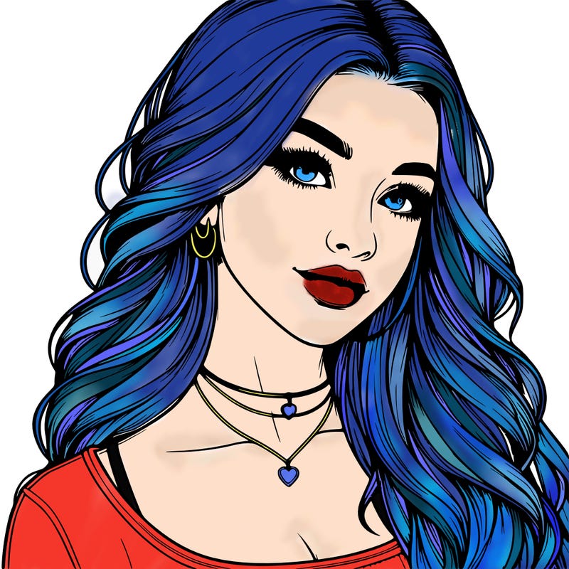 detailed realistic girl