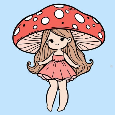 mushroom fairy