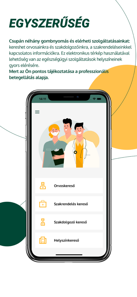 UD Mediversity - Écran d'accueil de l'application UD Mediversity affichant les options de recherche de médecins, spécialistes et lieux sur le campus