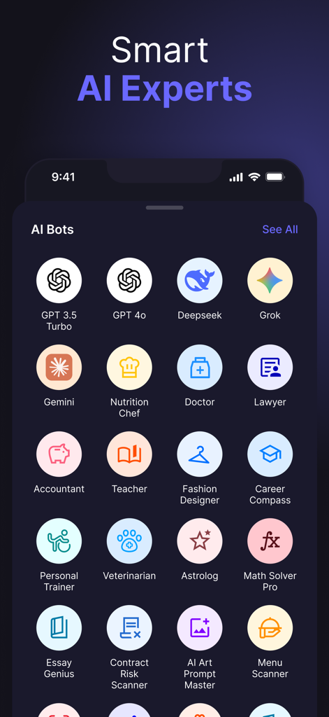 Ai ChatBot: All in One Chat - Productivity App | MWM