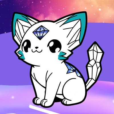crystal kitten