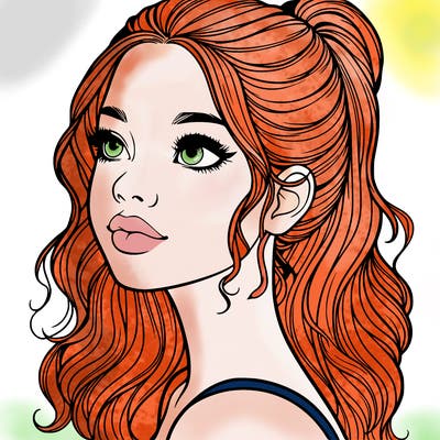 beautiful realistic girl