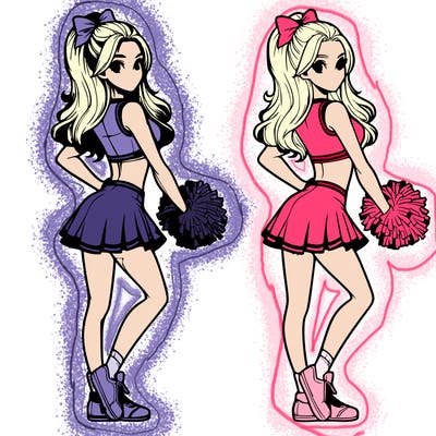 realistic cheerleader